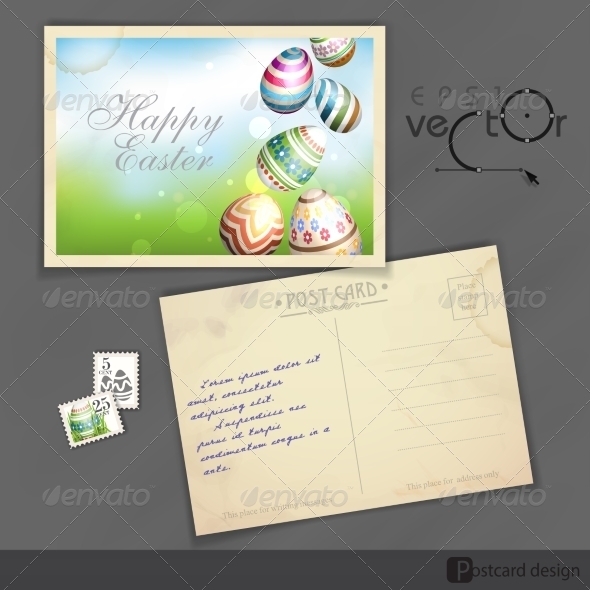 GraphicRiver Easter Background with Eggs in Grass 7410417 GraphicRiver Easter Background with Eggs in Grass 7410417