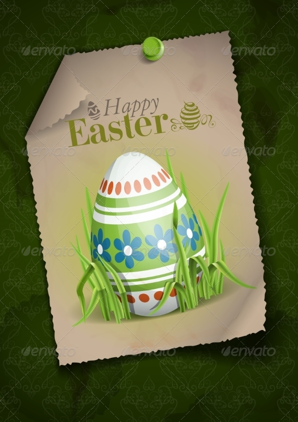 GraphicRiver Easter Background with Eggs in Grass 7410735 GraphicRiver Easter Background with Eggs in Grass 7410735