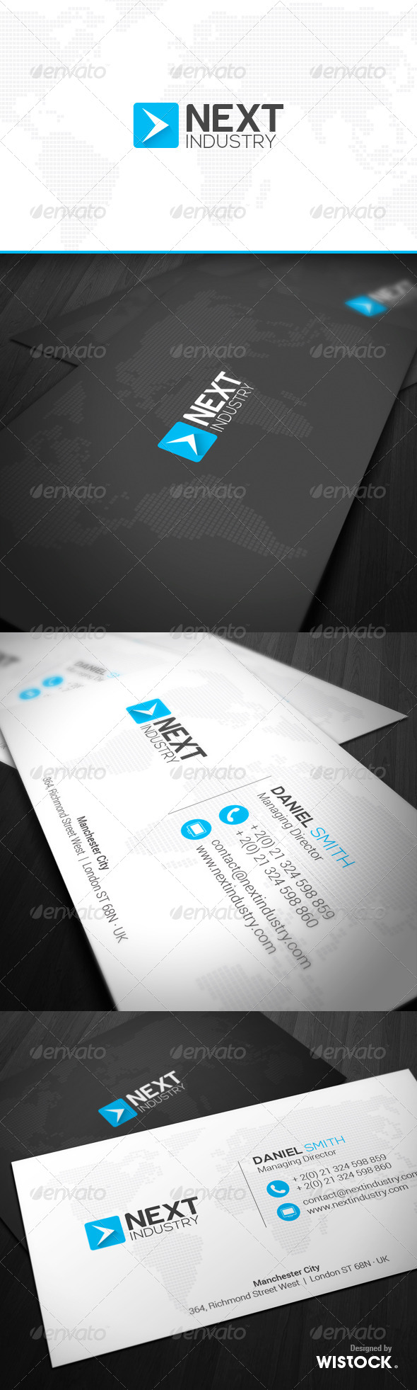 Next Industry Business Card (Business Cards)