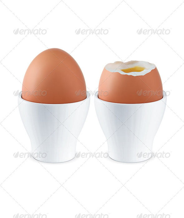 GraphicRiver Boiled Egg in Eggcup 7412185 GraphicRiver Boiled Egg in Eggcup 7412185