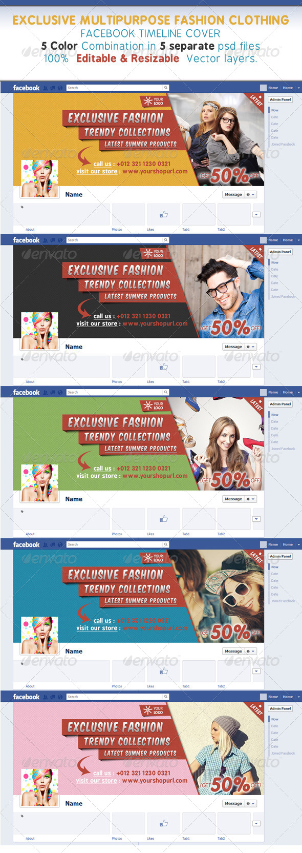 GraphicRiver Glamour & Fashion Clothing Facebook Timeline Cover 7412223 GraphicRiver Glamour & Fashion Clothing Facebook Timeline Cover 7412223