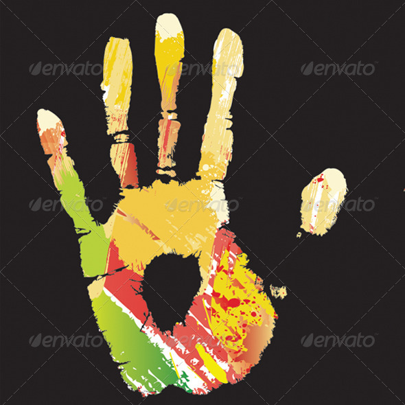 GraphicRiver Hand and Footprints 7412637 GraphicRiver Hand and Footprints 7412637