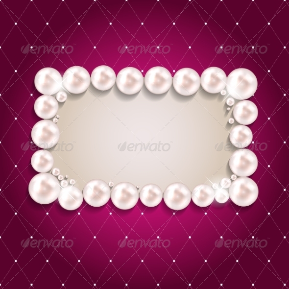 GraphicRiver Pearl Frame Background 7414267 GraphicRiver Pearl Frame Background 7414267