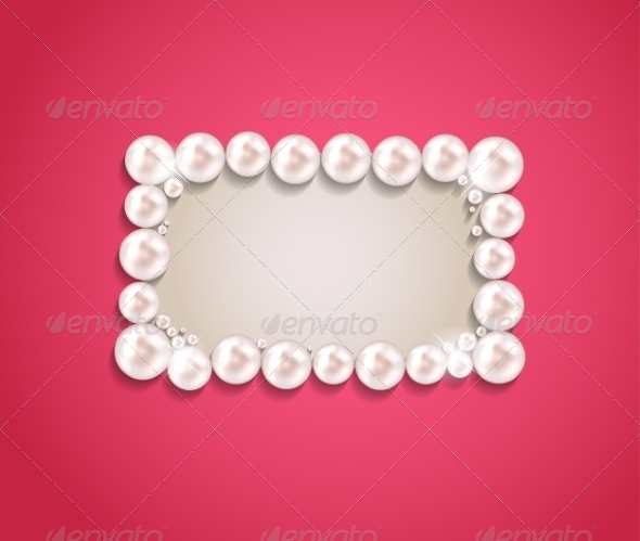GraphicRiver Pearl Frame Background 7414480 GraphicRiver Pearl Frame Background 7414480