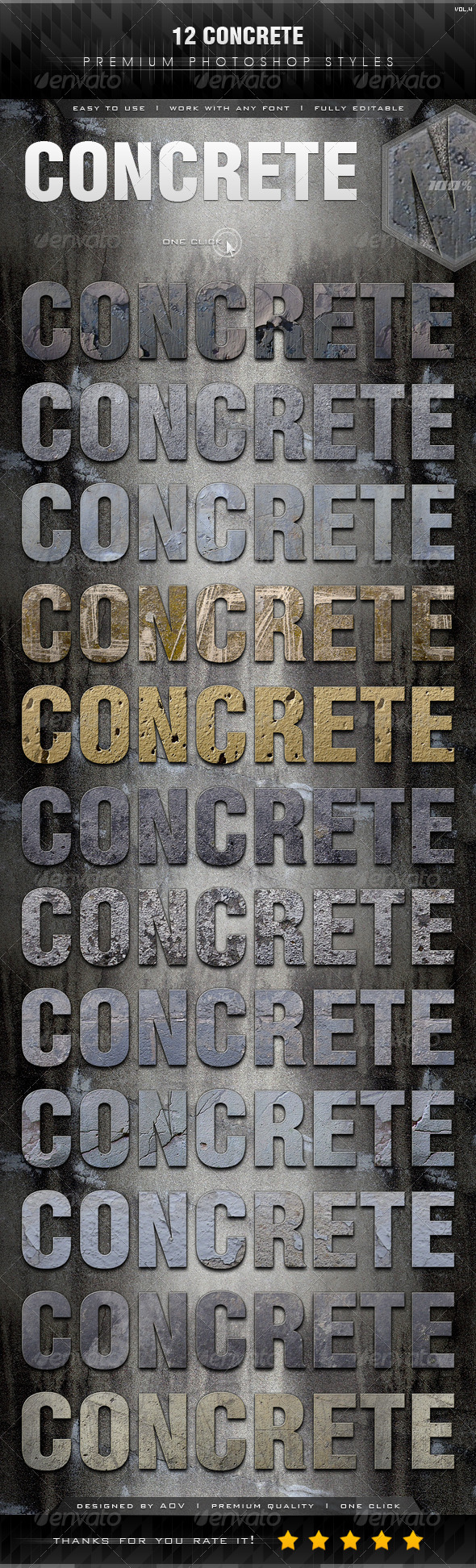 GraphicRiver 12 Concrete Styles Vol.4 7415787 GraphicRiver 12 Concrete Styles Vol.4 7415787