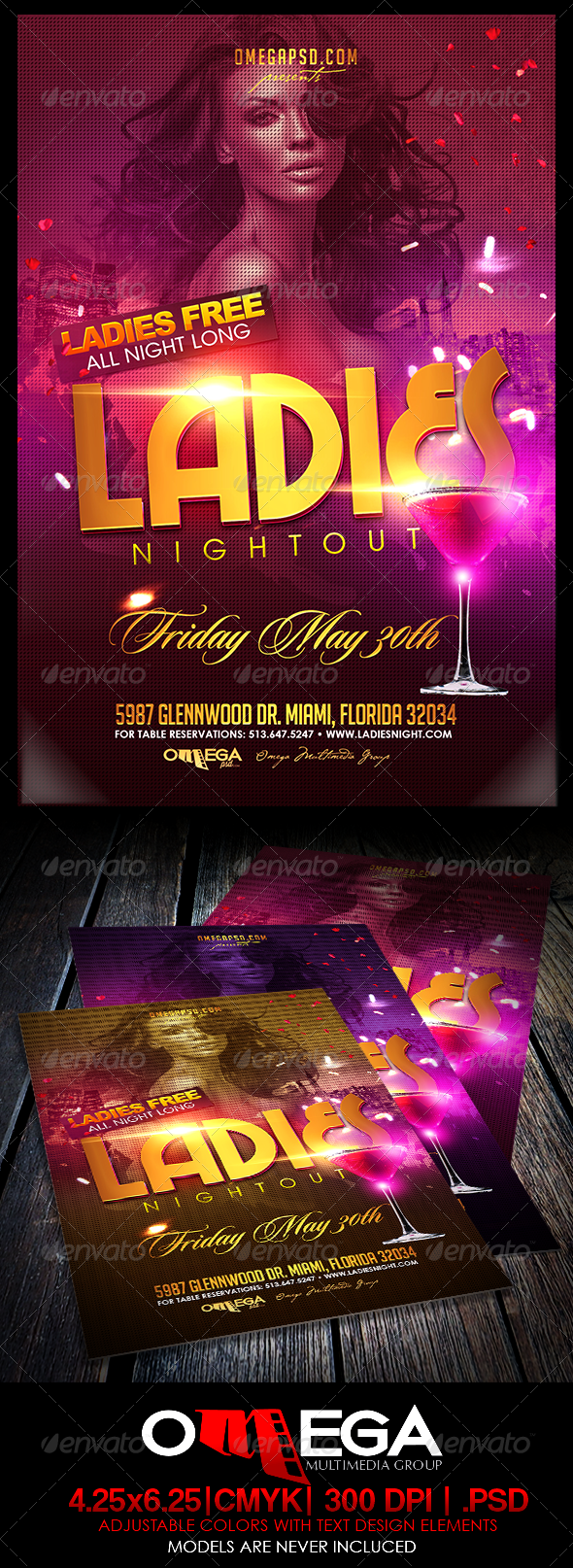 GraphicRiver Ladies Nightout 7415889 GraphicRiver Ladies Nightout 7415889