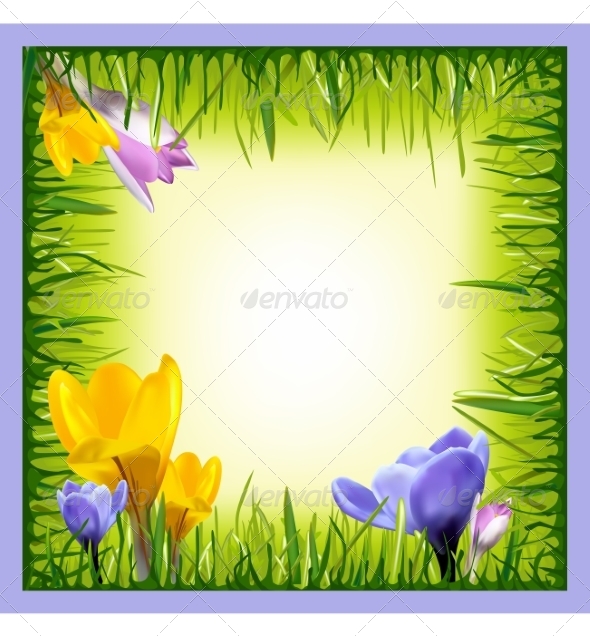 GraphicRiver Background with Realistic Flower and Grass 7415925 GraphicRiver Background with Realistic Flower and Grass 7415925
