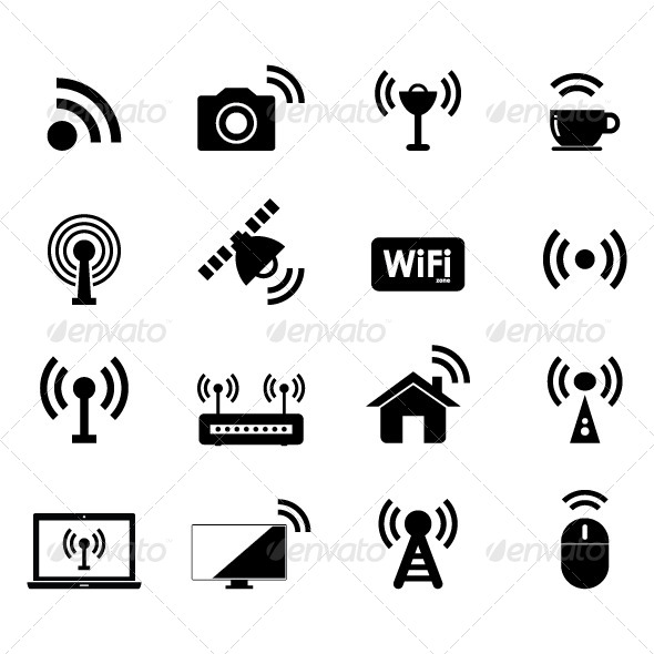 GraphicRiver Wireless and Wifi Icon 7415966 GraphicRiver Wireless and Wifi Icon 7415966