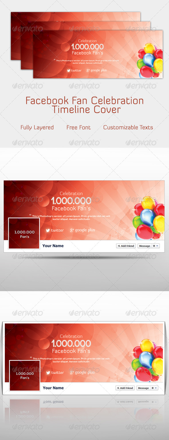 GraphicRiver Facebook Fan Celebration Cover 7416206 GraphicRiver Facebook Fan Celebration Cover 7416206