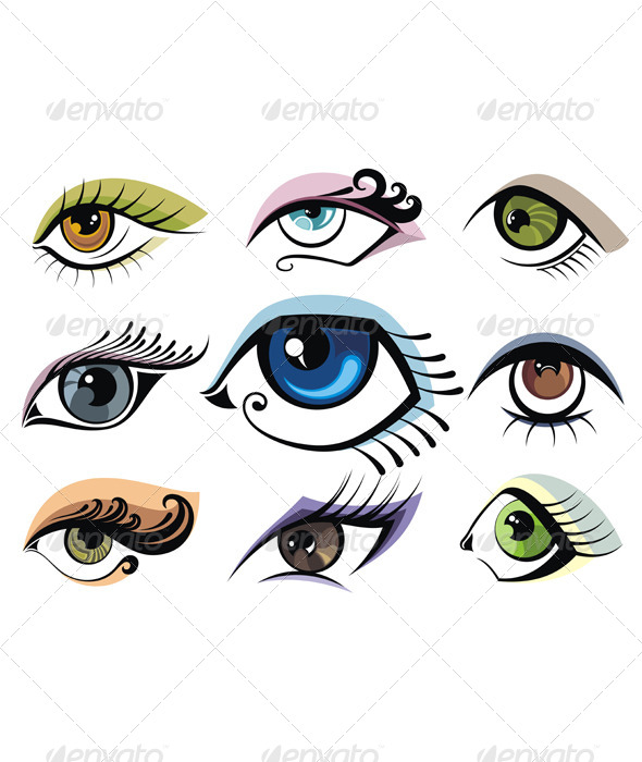 GraphicRiver Collection of Eye Icons 7417264 GraphicRiver Collection of Eye Icons 7417264