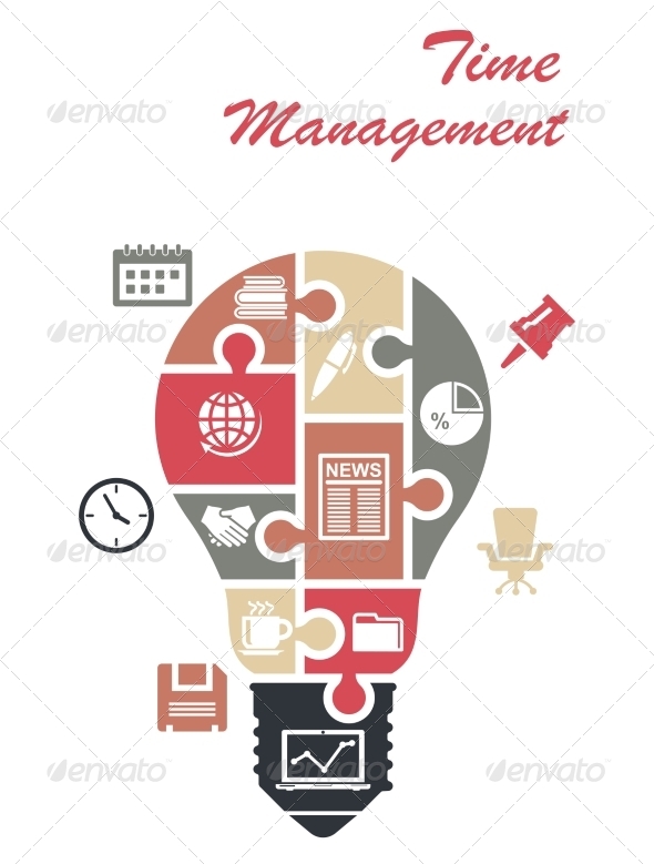 GraphicRiver Time Management Infographics Concept 7417270 GraphicRiver Time Management Infographics Concept 7417270