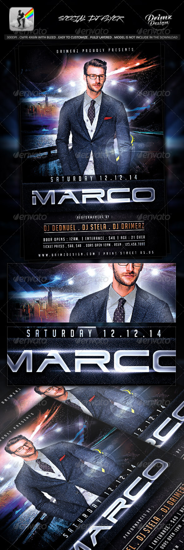 GraphicRiver Special DJ Flyer 7401736 GraphicRiver Special DJ Flyer 7401736