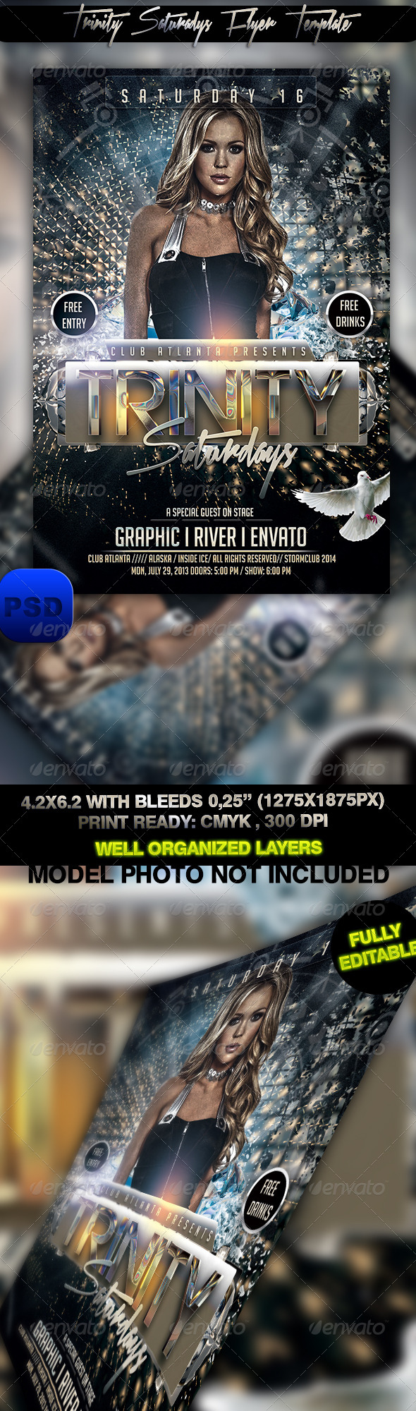GraphicRiver Trinity Saturadys Flyer Template 7420286 GraphicRiver Trinity Saturadys Flyer Template 7420286