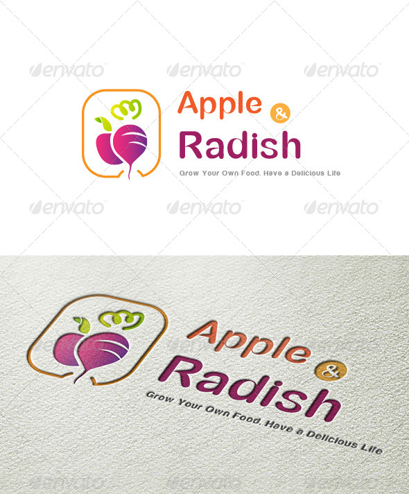 GraphicRiver Apple & Radish Logo Templates 7420860 GraphicRiver Apple & Radish Logo Templates 7420860
