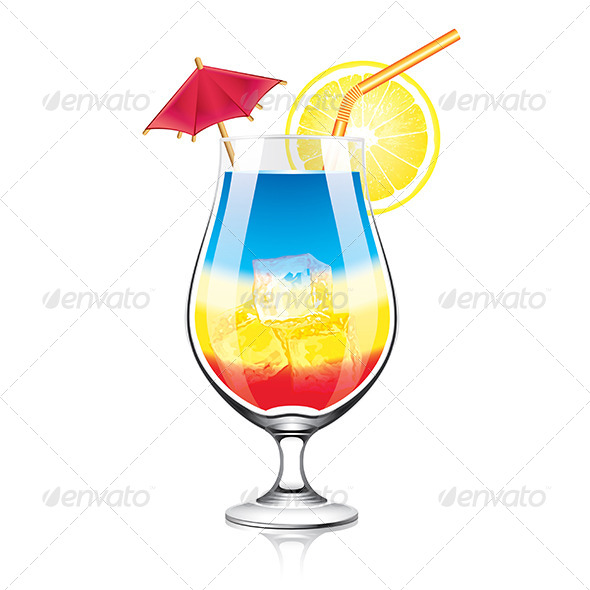 GraphicRiver Colourful Cocktail Vector Illustration 7421143 GraphicRiver Colourful Cocktail Vector Illustration 7421143