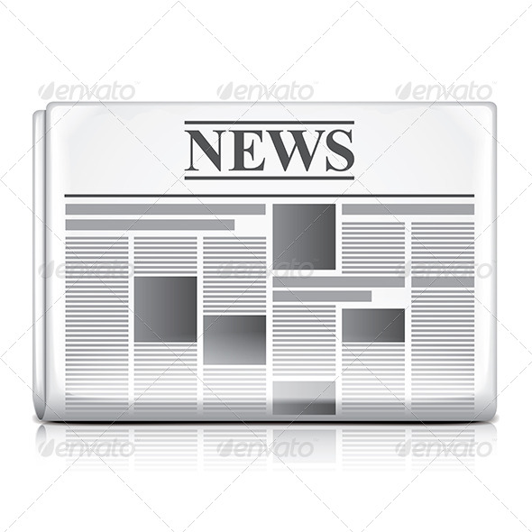 GraphicRiver Newspaper Symbol Vector Illustration 7421145 GraphicRiver Newspaper Symbol Vector Illustration 7421145