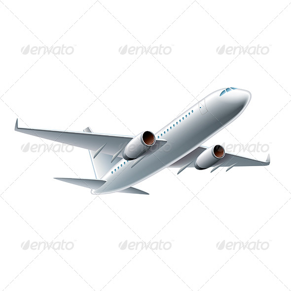 GraphicRiver Flying Airplane Vector Illustration 7421146 GraphicRiver Flying Airplane Vector Illustration 7421146