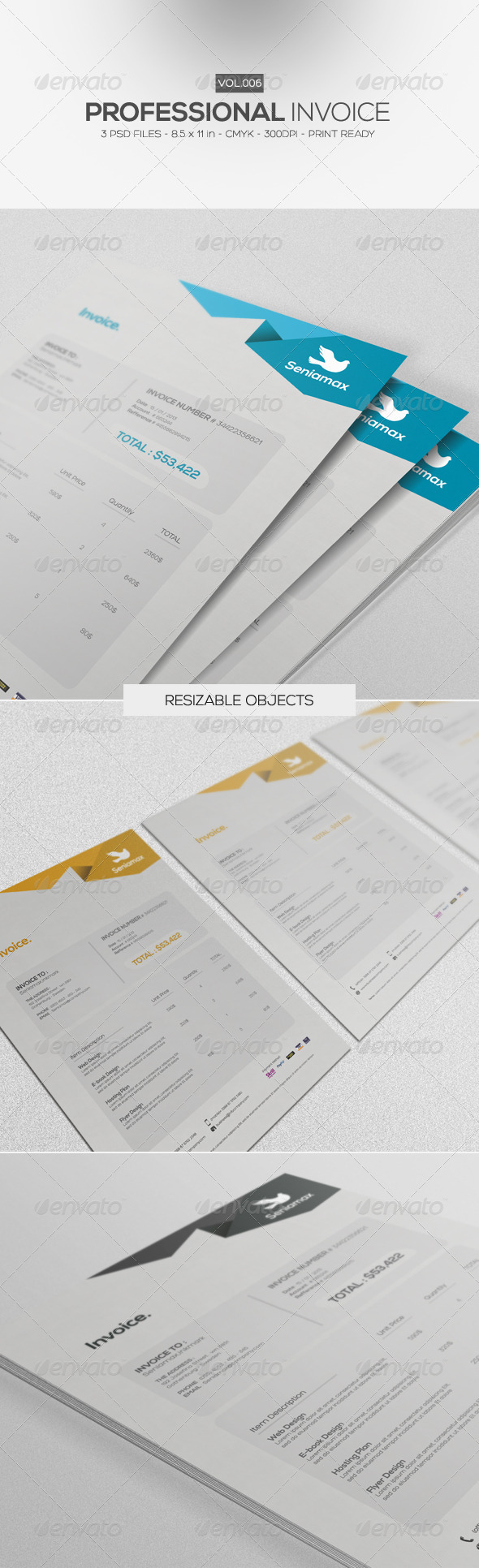 GraphicRiver Professional Invoice Vol.6 7424712 GraphicRiver Professional Invoice Vol.6 7424712