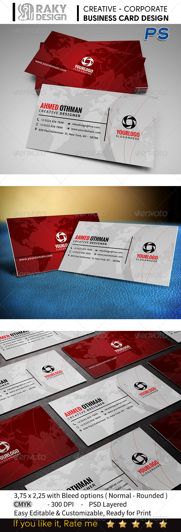 GraphicRiver Corporate Business Card V07 7386317 GraphicRiver Corporate Business Card V07 7386317