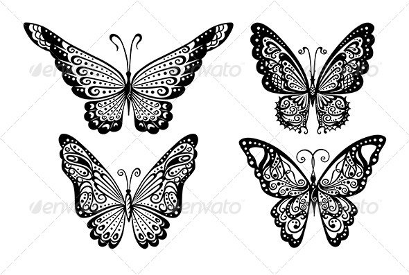 GraphicRiver Butterflies 7431274 GraphicRiver Butterflies 7431274