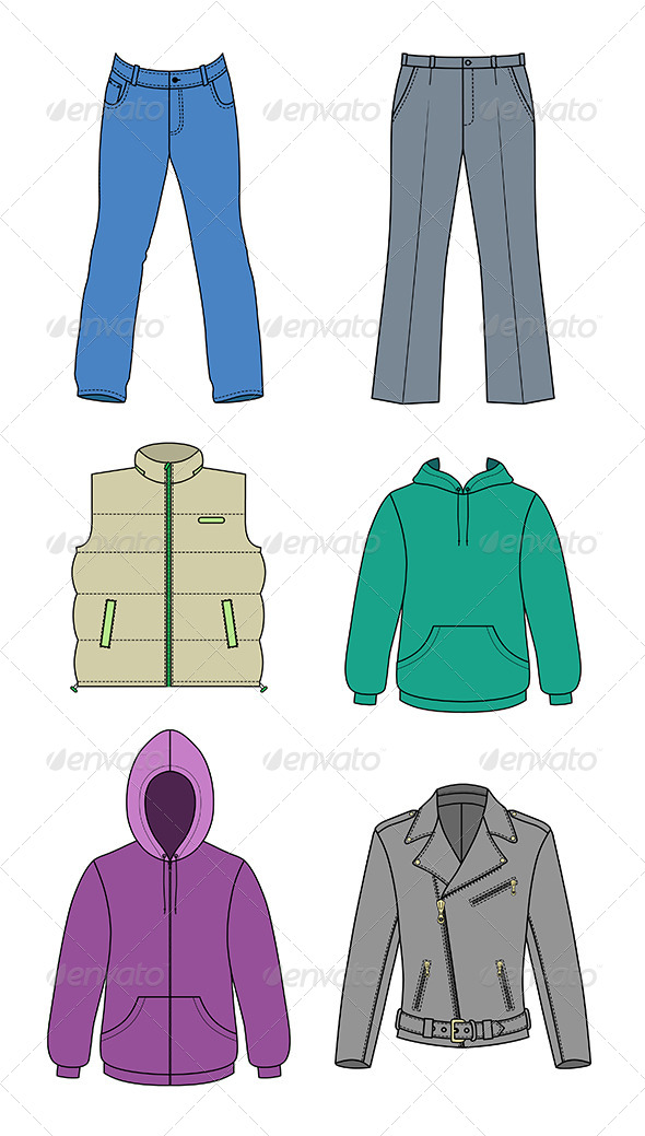 GraphicRiver Men Clothes Collection 7432229 GraphicRiver Men Clothes Collection 7432229