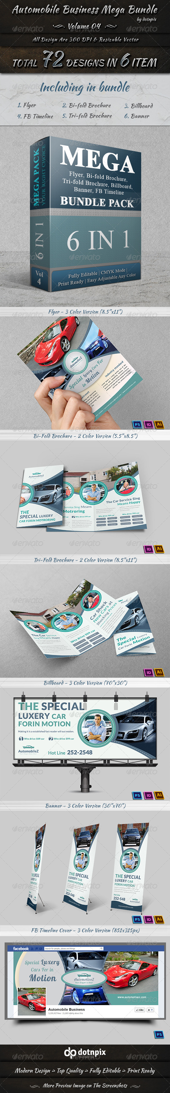 GraphicRiver Automobile Business Mega Bundle Volume 4 7434375 GraphicRiver Automobile Business Mega Bundle Volume 4 7434375