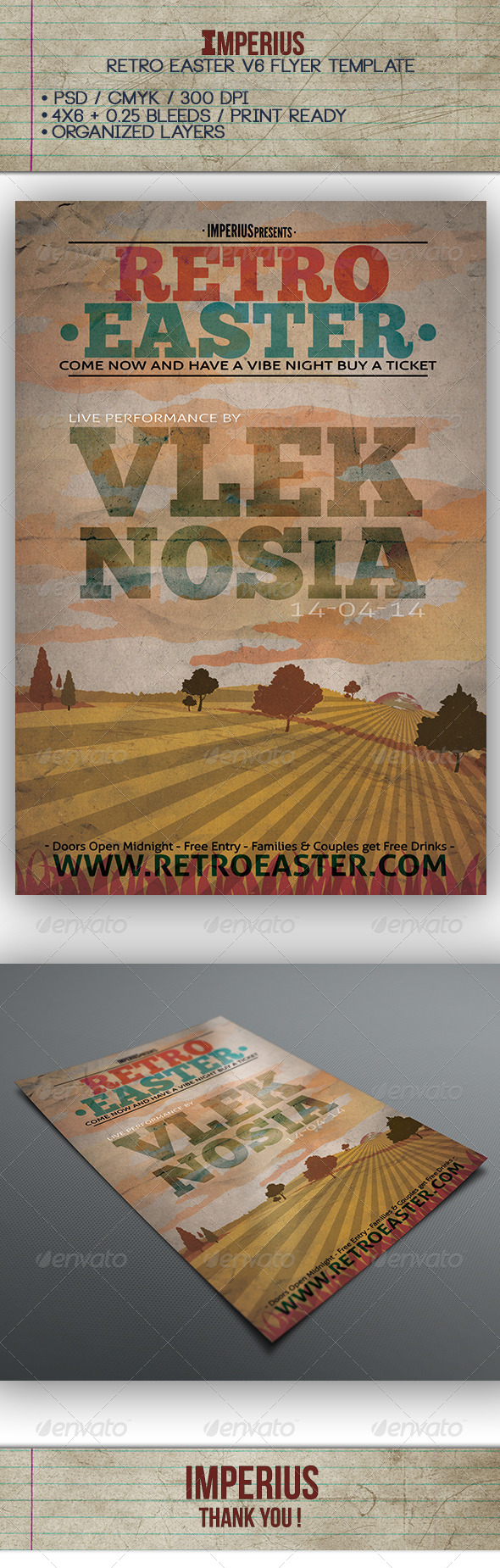 GraphicRiver Retro Easter V6 7435281 GraphicRiver Retro Easter V6 7435281