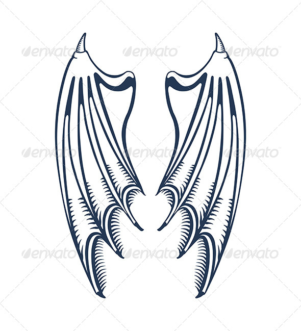 Angel Wings Tattoos In Black And White » Tinkytyler.org - Stock Photos