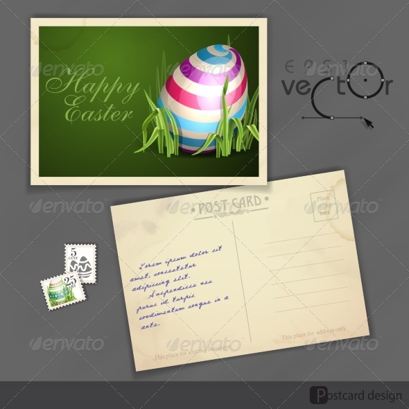 GraphicRiver Easter Background with Eggs in Grass 7436329 GraphicRiver Easter Background with Eggs in Grass 7436329