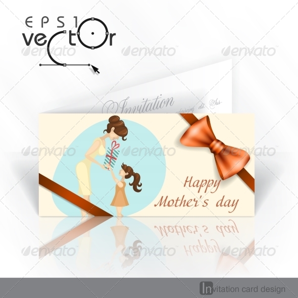 GraphicRiver Daughter Gives Mom a Gift for Mother s Day 7436416 GraphicRiver Daughter Gives Mom a Gift for Mother s Day 7436416