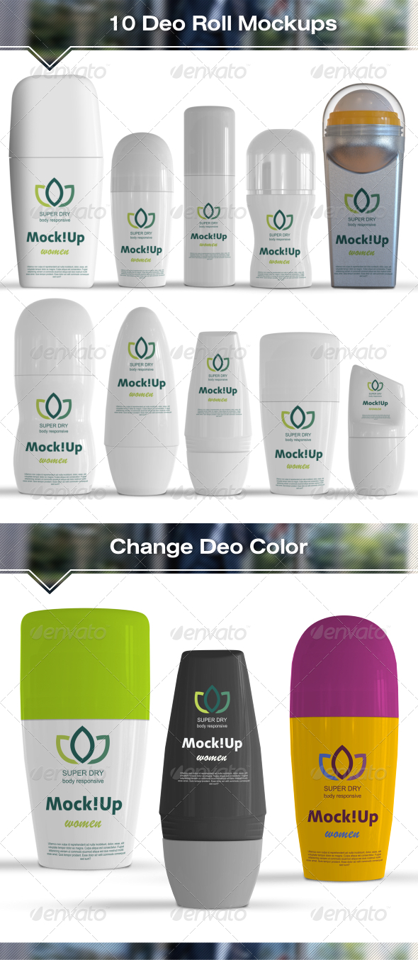 Free Deodorant Bottle Mockup » Dondrup.com