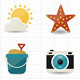 Summer and Beach Icons