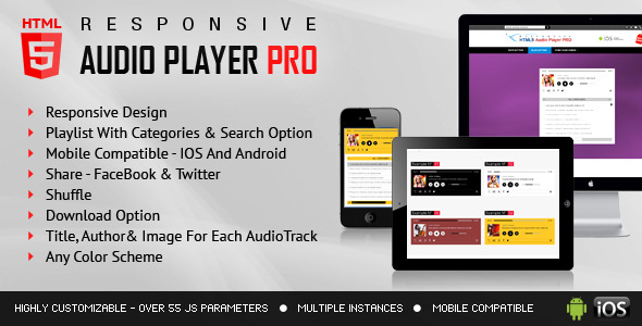 html5 audio player with playlist