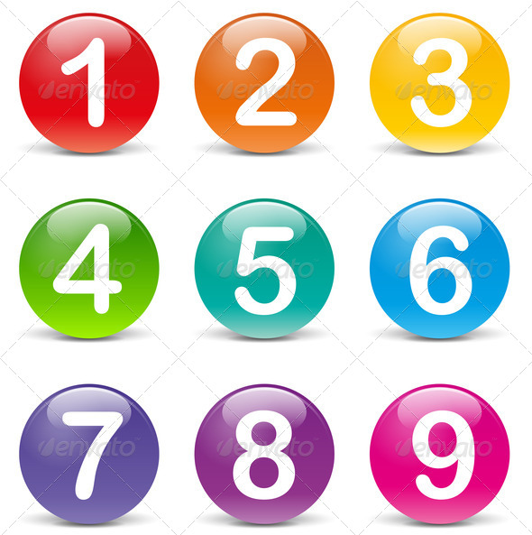 clipart numbers in circles - photo #30