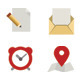 Flat Document Icon Set