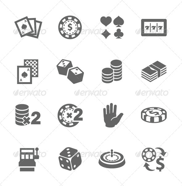 GraphicRiver Gambling Icons 7628976