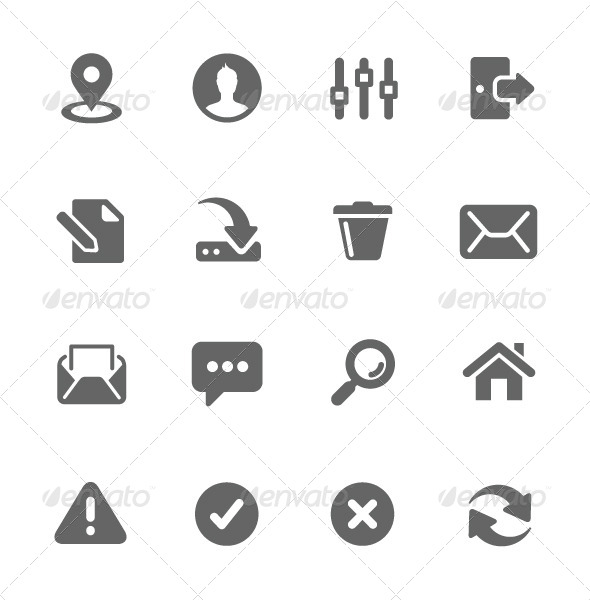 GraphicRiver Interface Icons 7630446