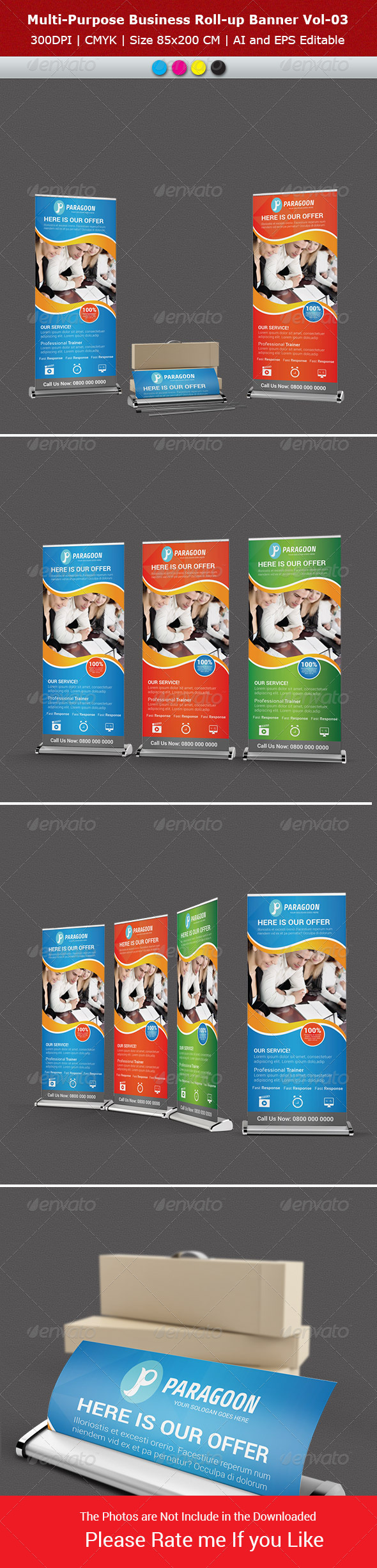 GraphicRiver Multipurpose Business Roll-Up Banner Vol-03 7638753