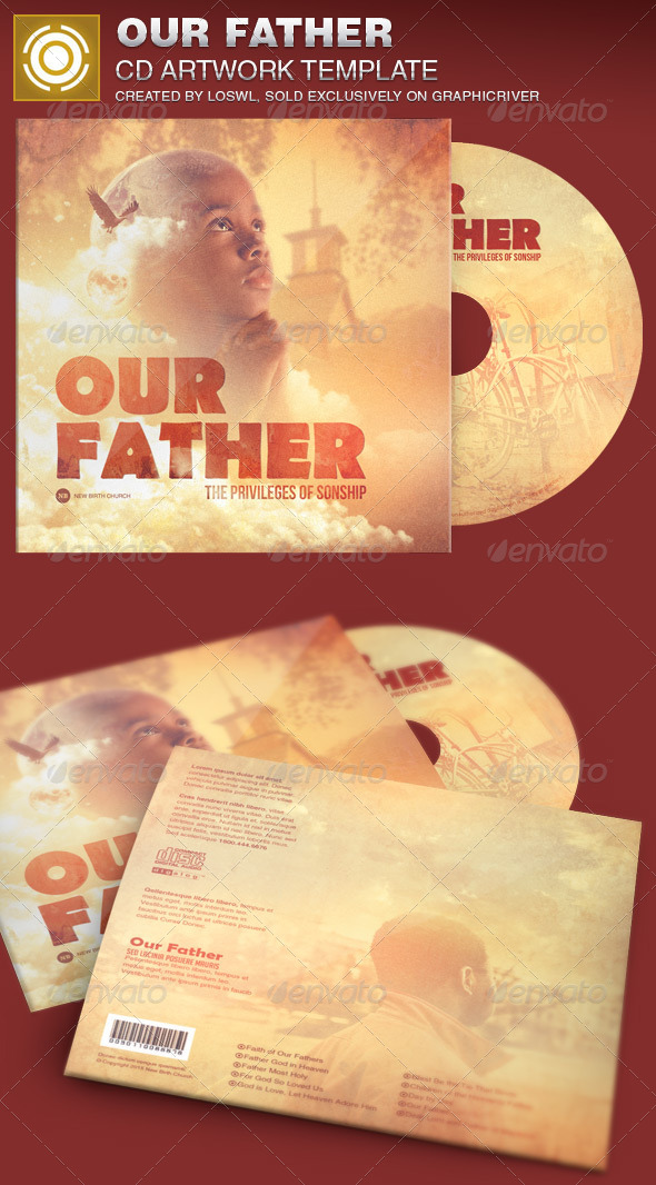 GraphicRiver Our Father CD Artwork Template 7639293