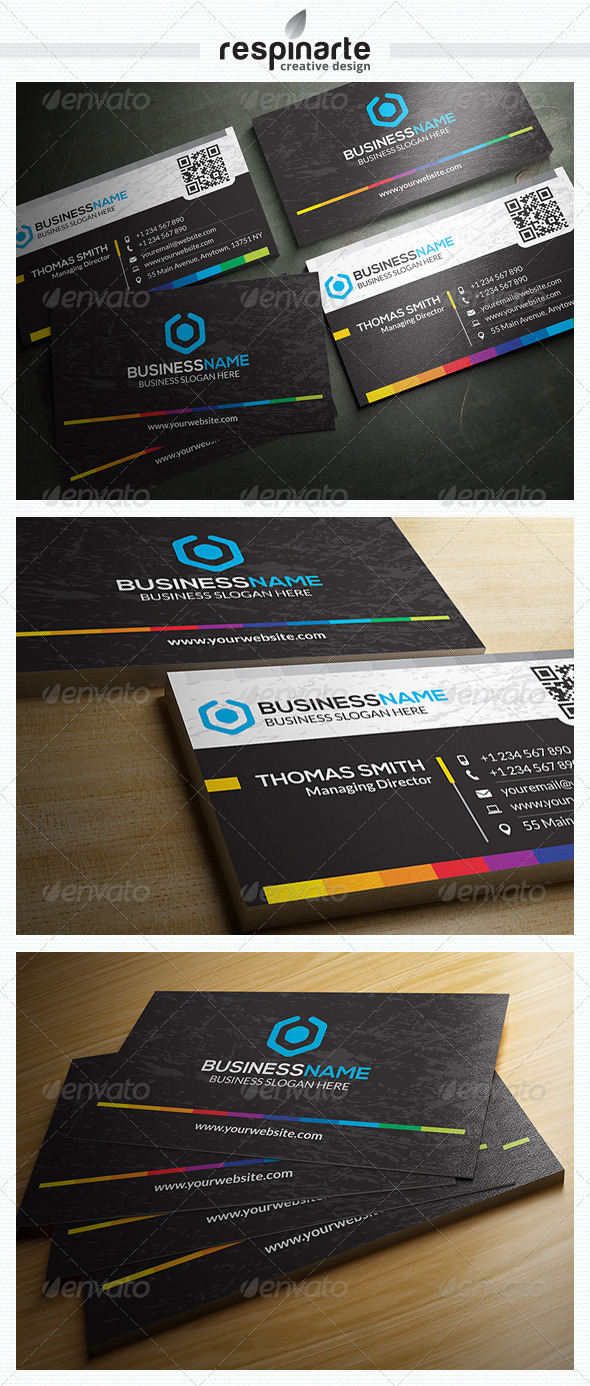 GraphicRiver Corporate Business Card RA21 7639531