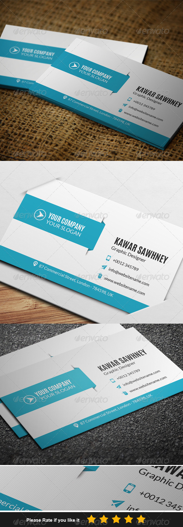 GraphicRiver Corporate Business Card 1 7646575