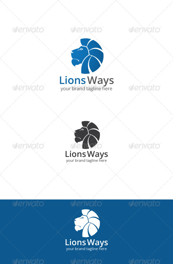 GraphicRiver Lions Ways Logo 7648071