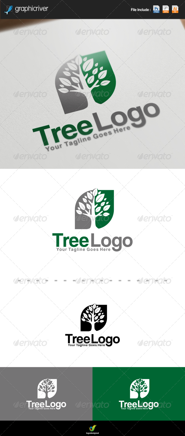 GraphicRiver Tree Logo 7649071