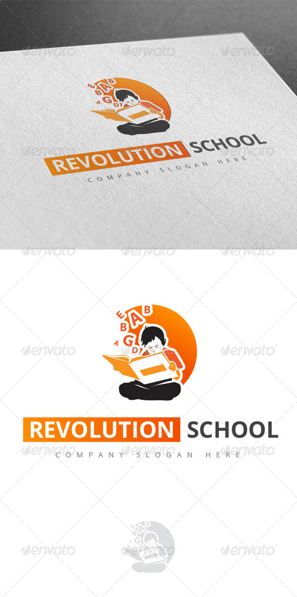 GraphicRiver Revolution School Logo 7652321