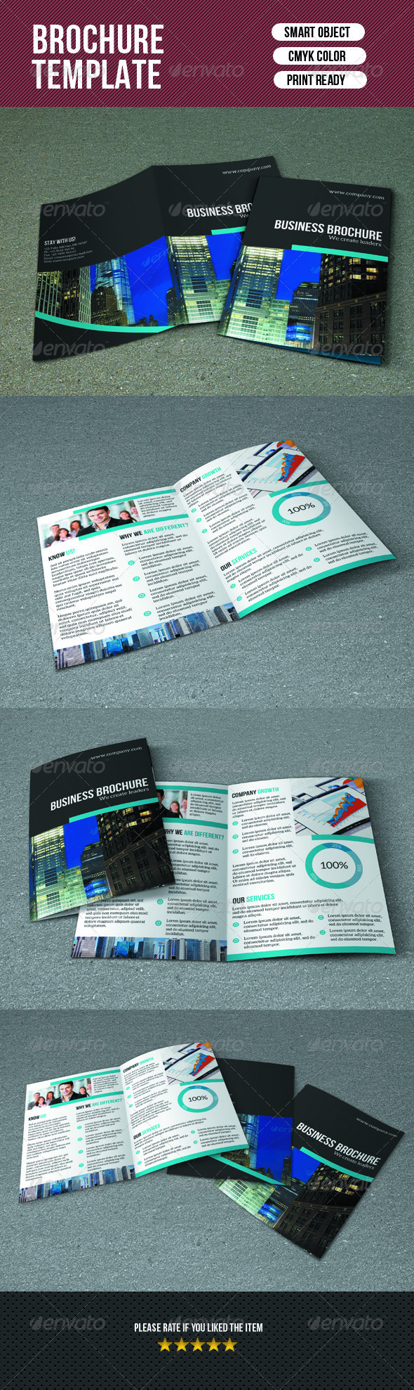 GraphicRiver Bifold Business Brochure 7655690