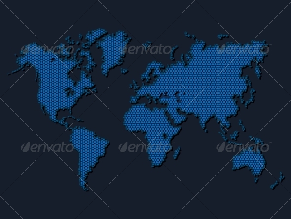 GraphicRiver World Map 7657443