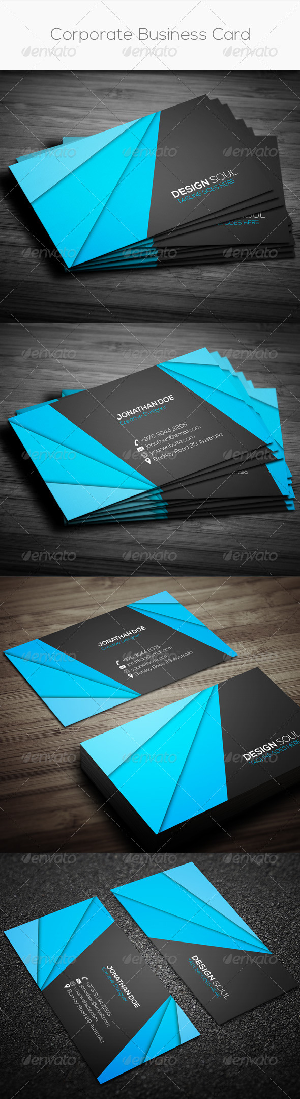 GraphicRiver Corporate Business Card 7659514 GraphicRiver Corporate Business Card 7659514