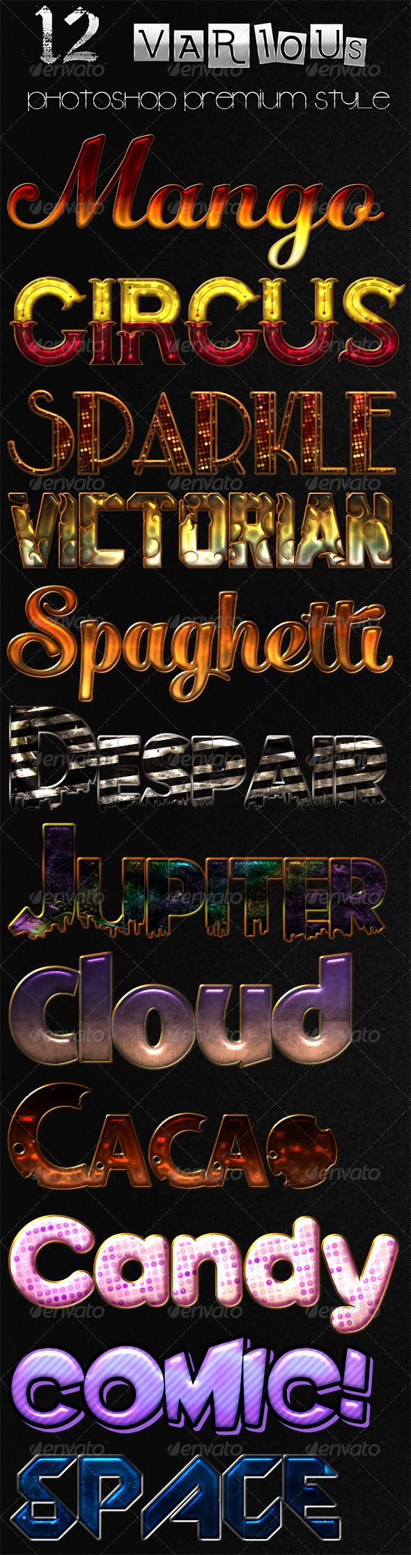 GraphicRiver 12 Various Style 7640183 GraphicRiver 12 Various Style 7640183