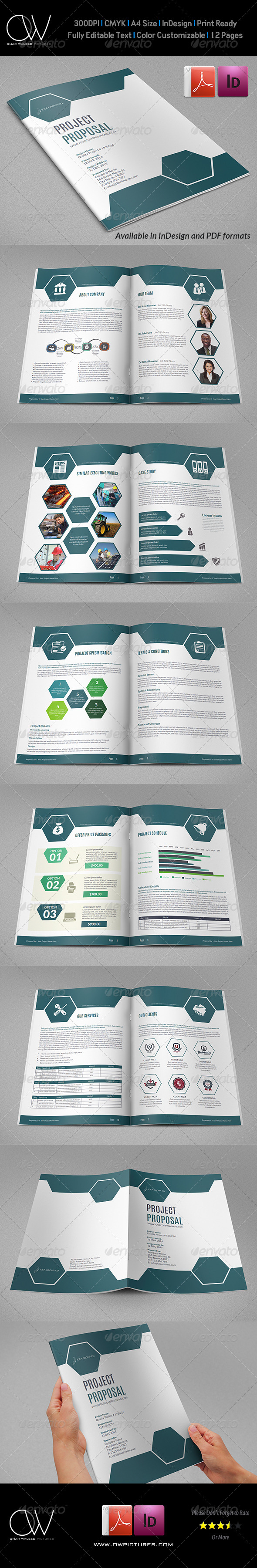 GraphicRiver Company Proposal Brochure Template Vol.3 7667951