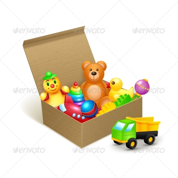 GraphicRiver Toys Box Emblem 7668244